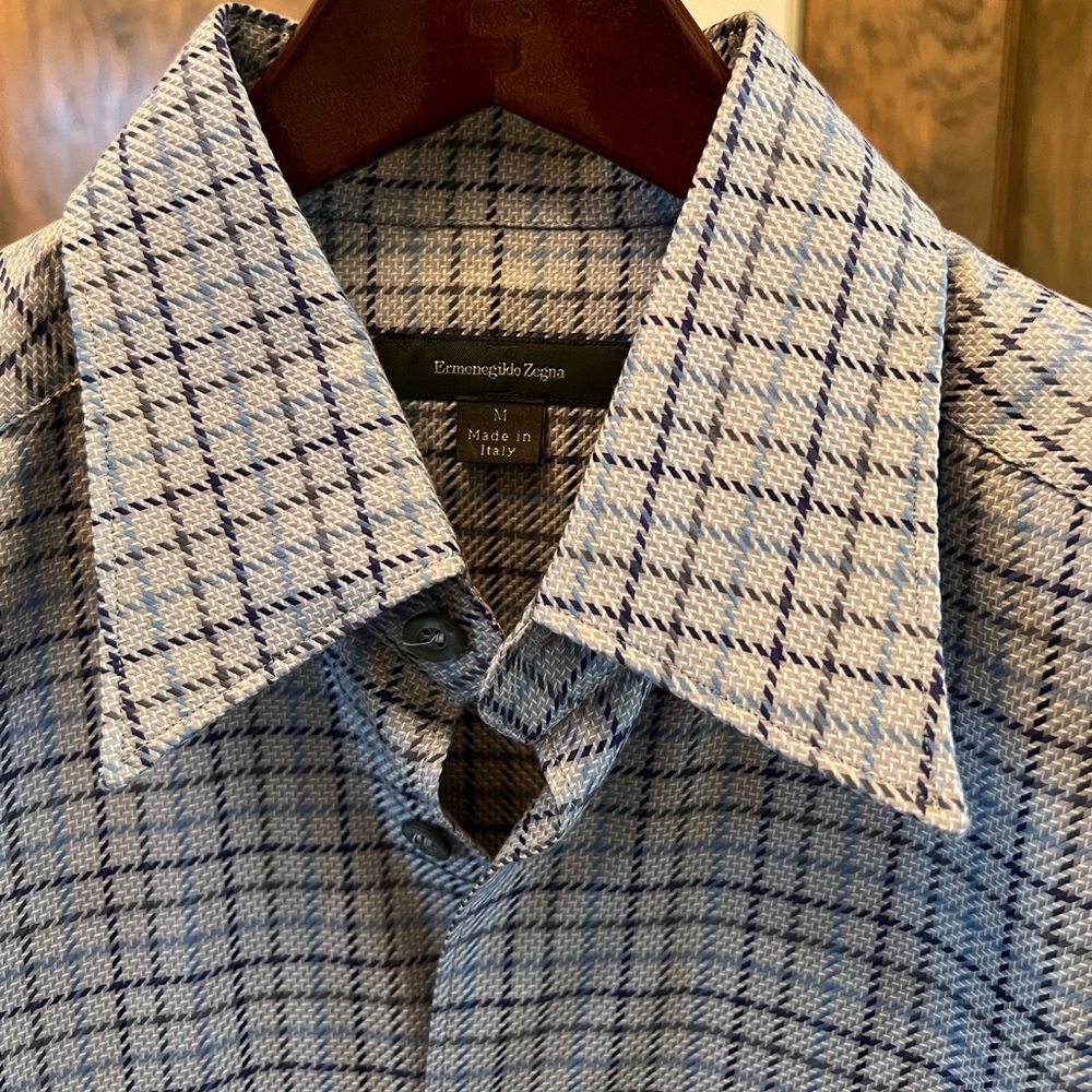 Ermenegildo Zegna NWOT Soft Flannel Made in Italy Size M